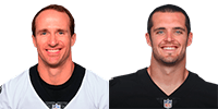 Derek Carr and Drew Brees NFL Highest Paid Player