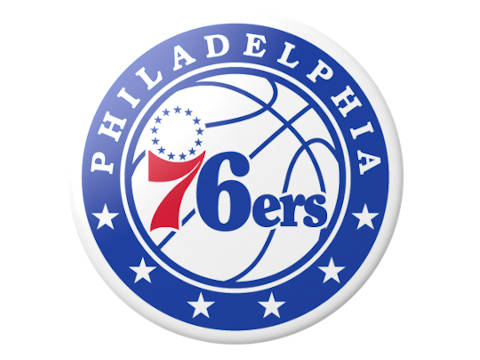 Philadelphia 76ers' official logo.