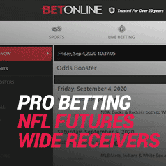 Pro Football Betting – Here Are Some Of Our Favorite NFL Futures Wagers: Wide Receivers