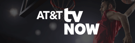 image of at&t tv now nba free trial logo