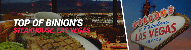 image of top of binions steakhouse las vegas
