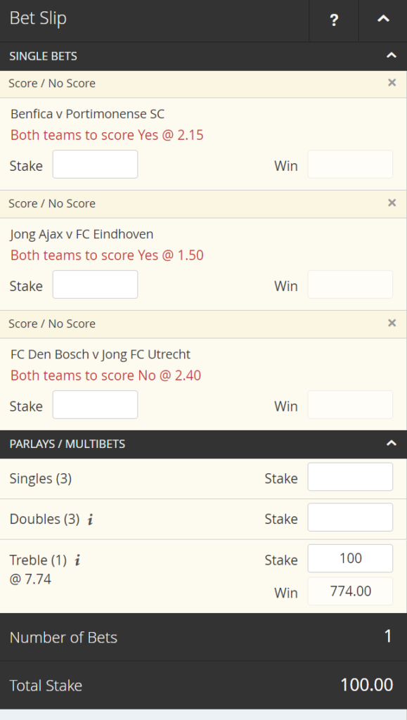 What is BTTS in Betting