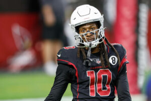 GLENDALE, AZ - DECEMBER 06: Arizona Cardinals wide receiver DeAndre Hopkins 10 during the Los Angeles Rams vs Arizona Cardinals game on December 6, 2020, at State Farm Stadium in Glendale, AZ. Photo by Jevone Moore/Icon Sportswire NFL, American Football Herren, USA DEC 06 Rams at Cardinals Icon201206196