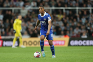 Newcastle United vs Leicester City Premier League Youri Tielemans of Leicester City during the Premier League match between Newcastle United and Leicester City at St. James s Park, Newcastle on Monday 22nd May 2023. Newcastle Tyne and Wear PUBLICATIONxNOTxINxFRA Copyright: xMIxNewsx originalFilename: fletcher-newcastl230522_npYCW.jpg