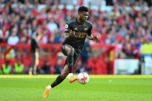 Nottingham Forest v Arsenal FC - Premier League Thomas Partey of Arsenal during the Premier League match between Nottingham Forest and Arsenal at the City Ground, Nottingham on Saturday 20th May 2023. Nottingham Nottinghamshire United Kingdom PUBLICATIONxNOTxINxFRA Copyright: xMIxNewsx originalFilename:fletcher-nottingh230520_npOoJ.jpg