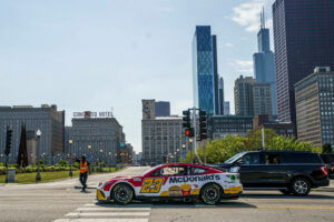 June 25, 2023: NASCAR driver Bubba Wallace drives through Grant Park on July 19, 2022, in Chicago. The city announced it will transform the Grant Park environs into the first-ever NASCAR street race for a weekend next summer. - ZUMAm67_ 20230625_zaf_m67_009 Copyright: xArmandoxL.xSanchezx