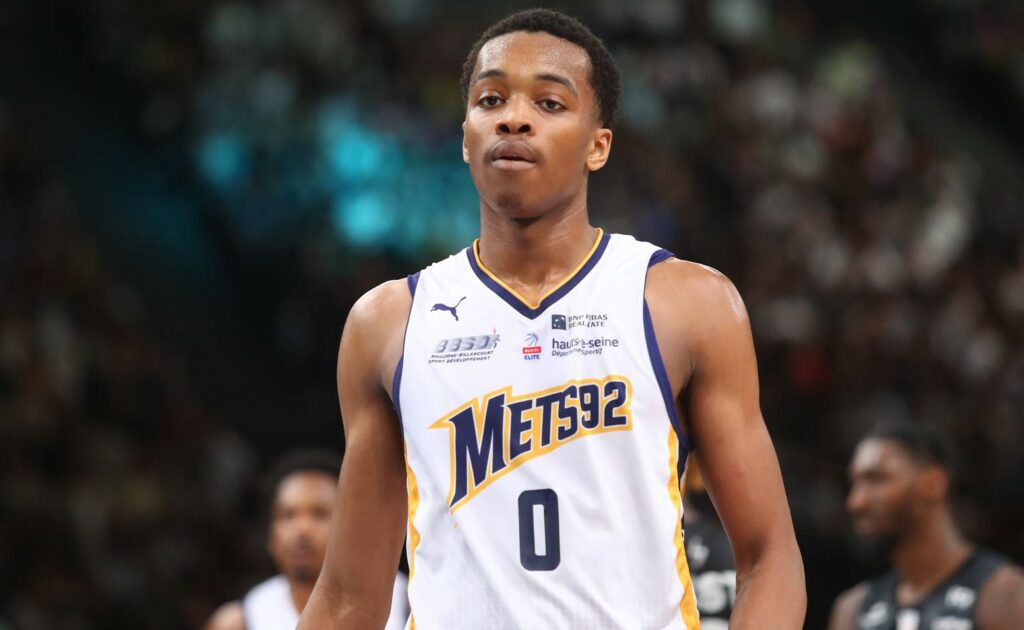 Bilal Coulibaly Metropolitans 92 BASKET BALL : Metropolitans 92 vs LDLC ASVEL Villeurbanne - Betclic Elite - Demi-finale - Match 2 - 30/05/2023 KevinDomas/Panoramic PUBLICATIONxNOTxINxFRAxITAxBEL
