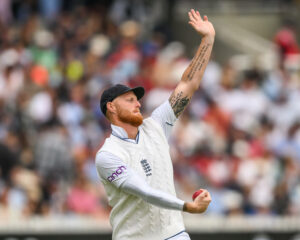 LV Insurance Test Day 3 England v Ireland Ben Stokes of England bowls the ball back to the stumps after fielding it during the LV Insurance Test match Test Day 3 England vs Ireland at Lords, London, United Kingdom, 3rd June 2023 Photo by Craig Thomas/News Images Copyright: xCraigxThomas/NewsxImagesx