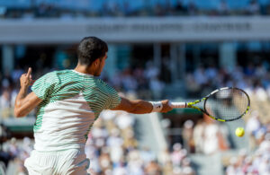 2023 French Open - Day Eight Carlos Alcaraz during Roland Garros 2023 in Paris, France on June 4, 2023. Paris France PUBLICATIONxNOTxINxFRA Copyright: xFotoxOlimpikx originalFilename:jastrzebowski-rolandga230604_npeoB.jpg