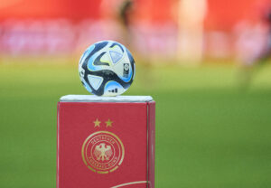 ADIDAS OCEAUNZ the Official Match Ball for the FIFA Women s World Cup 2023 Australia New Zealand, WM, Weltmeisterschaft, offizieller Spielball, Frauen, Damen, Fussballweltmeisterschaft, Australien, Neusseeland, in the friendly DFB women match GERMANY - SAMBIA 2-3 Preparation for WM World Championships 2023 in Australia, New Zealand ,Season 2023/2024, on July 07, 2023 in Fürth, Germany.