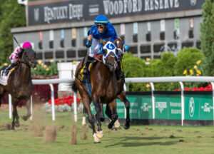 August 13, 2022, Louisville, Kentucky, USA: August 13, 2022: Santin 6, ridden by Tyler Gaffalione wins the Arlington Million Grade 1 at Churchill Downs in Louisville, K.Y. on August 13th, 2022. /Eclipse Sportswire/CSM Louisville USA - ZUMAcs17 20220813_zaf_cs17_021 Copyright: xJennyxDoylex