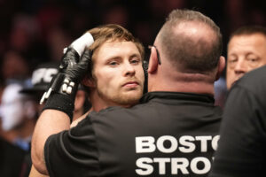 T-Mobile Arena LAS VEGAS, NV - DECEMBER 10: Bryce Mitchell prepares to fight Ilia Topuria in their Featherweight fight during the UFC 282 event at T-Mobile Arena on December 10, 2022 in Las Vegas, Nevada, United States. Photo by Louis Grasse/PxImages Louis Grasse / SPP PUBLICATIONxNOTxINxBRAxMEX Copyright: xLouisxGrassex/xSPPx spp-en-LoGr-lgrf082212100001_ufc282