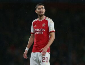 Arsenal v PSV Eindhoven, UEFA Champions League, Group B, Emirates Stadium, London, UK. - 20th September 2023. Jorginho of Arsenal. - Arsenal v PSV Eindhoven, UEFA Champions League, Group B, Emirates Stadium, London, UK. - 20th September 2023. London Emirates Stadium UK Copyright: xDanxWeirx CP_Arsenal_PSV_89
