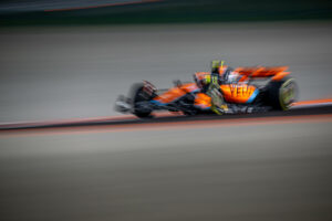 LUSAIL, LOSAIL: Lando Norris, racing for the McLaren F1 team during the 2023 Formula 1 Qatar Grand Prix Qatar at the International Circuit in Lusail, Losail.
