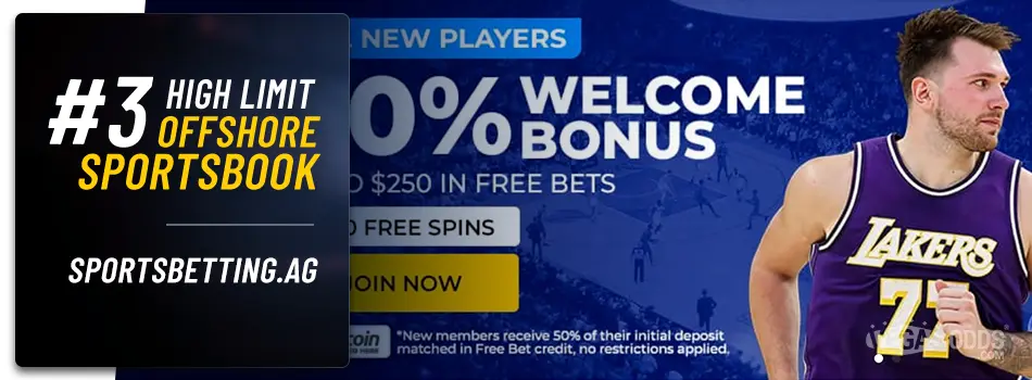 Number 3 High Limit Offshore Sportsbook Sportsbetting.ag