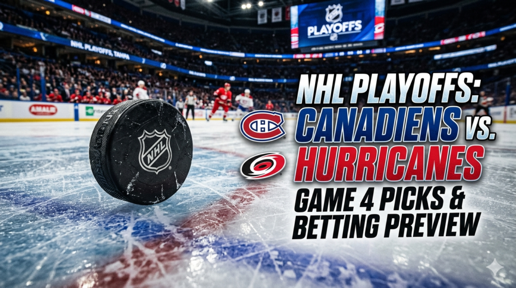 NHL Playoffs: Montreal Canadiens vs. Carolina Hurricanes Picks – Game 4 Betting Preview, Team News, and Predictions (May 27)