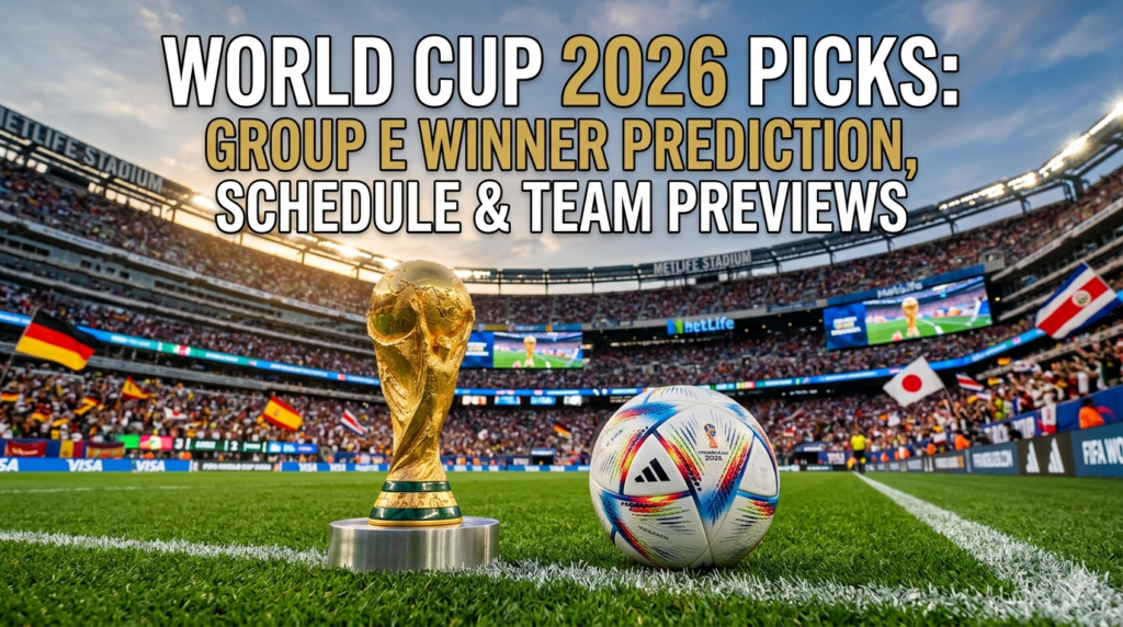 World Cup 2026 Picks: Group E Winner Prediction, Schedule & Team Previews