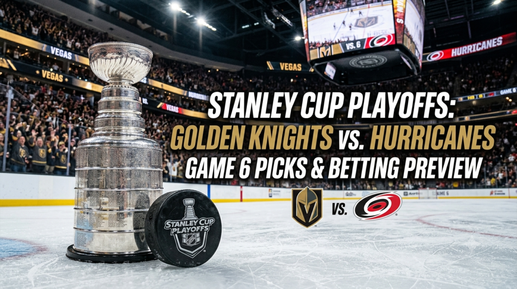Stanley Cup: Vegas Golden Knights vs. Carolina Hurricanes Picks – Game 6 Betting Preview, Team News, and Predictions (Jun 14)