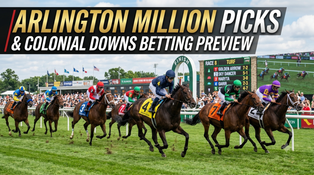 Arlington Million Picks – Horse Racing Odds, Betting Preview, and Colonial Downs Predictions (Aug 1)