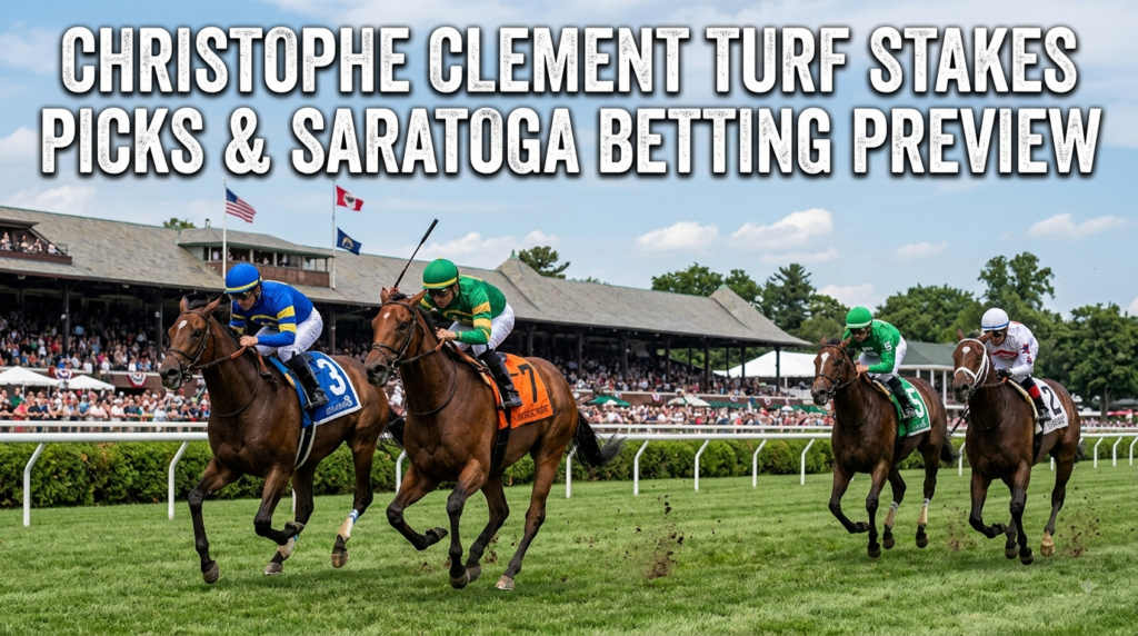 Christophe Clement Turf Stakes Picks – Wide-Open Race Set For The Spa (Aug 15)