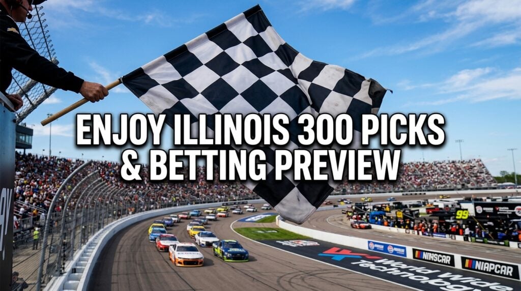 Enjoy Illinois 300 Picks, NASCAR Odds & Betting Preview (Sep 13)