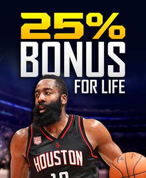 25% Bonus for Life 