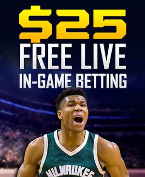 $25 free live in-game betting